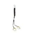 Hot Work Shock Absorbing Lanyard Protecta 3M 4 ft Double Leg Y Rebar Hook 1340186C