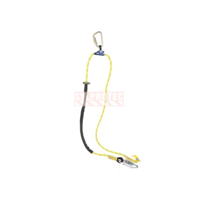 Adjustable rope positioning lanyard DBI-SALA 3M steel hook 8 ft 1234070