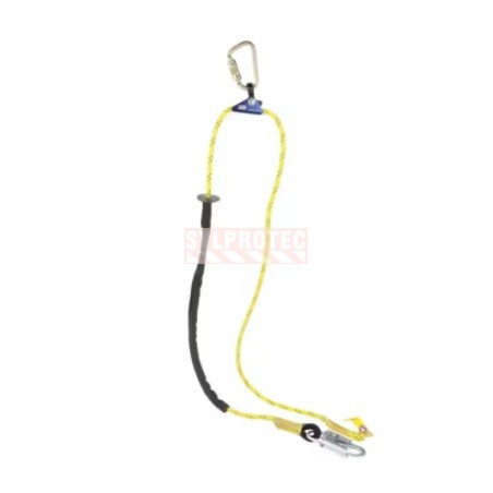 Adjustable rope positioning lanyard DBI-SALA 3M steel hook 8 ft 1234070