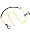 Longe de positionnement en corde en nylon reglable DBI-SALA 3M crochet aluminium 8 pi 1234080