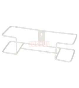 Distributeur en acrylique transparent à 2 compartiments pour boîtes de gants, pour installation murale ou sur une table.