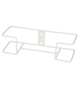 Simple metal glove box holder, for wall mounting or table mounting.