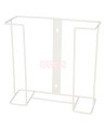Double metal glove box holder, for wall mounting or table mounting.