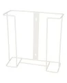 Double metal glove box holder, for wall mounting or table mounting.