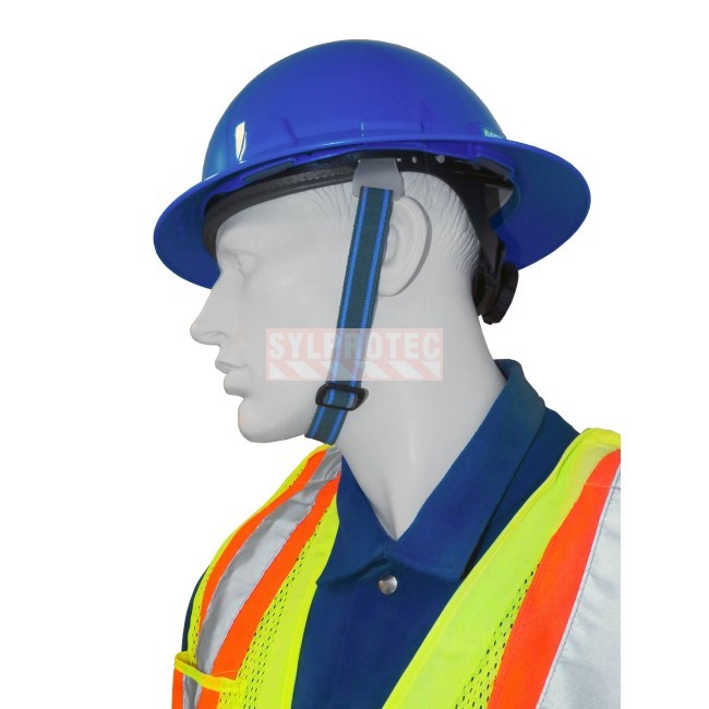 Accessory MSA 2-point elastic polyester chin strap compatible with most models of MSA hard hats. Sold individually