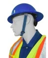 Mentonnière à 2 points en polyester élastique compatible avec la majorité des casques de sécurité MSA. Vendu à l'unité