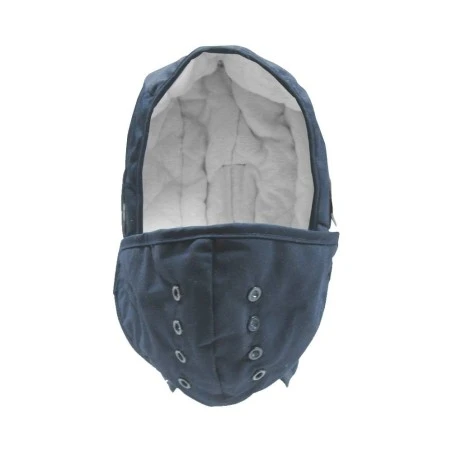 Sous-casque avec doublure hivernale avec embout buccal en poly/coton pour casque de construction, vendu à l’unité