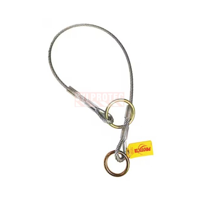 Protecta 3M Two-Ring Cable Anchor Adapter, galvanized steel