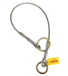 Protecta 3M Two-Ring Cable Anchor Adapter, galvanized steel