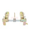 DBI-SALA 3M Rollgliss I-Beam Trolley 2103143C, yellow zinc
