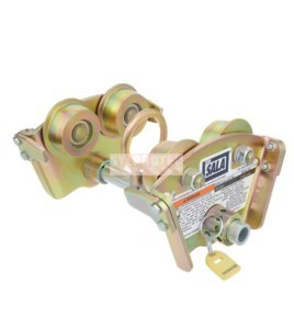 Chariot pour poutre en I Rollgliss DBI-SALA 3M 2103143C, zinc jaune