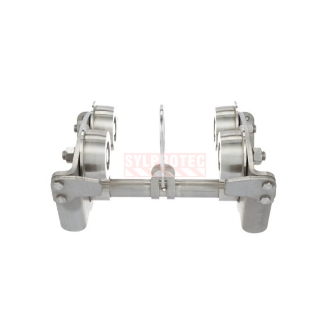 Chariot pour poutre en I Rollgliss DBI-SALA 3M 2103147, acier inoxydable