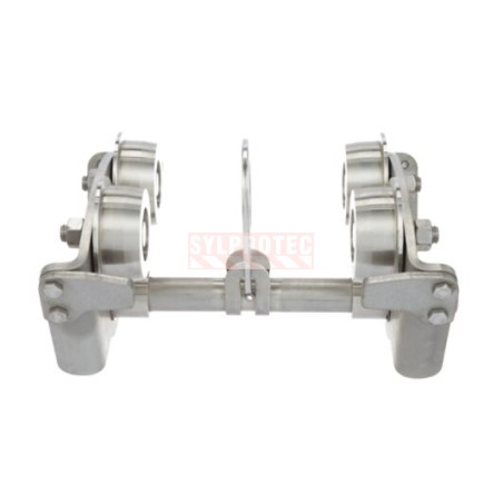Chariot pour poutre en I Rollgliss DBI-SALA 3M 2103147, acier inoxydable