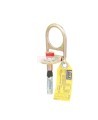 Ancrage à anneau en D pour le béton DBI-SALA 3M 2104568, zinc jaune