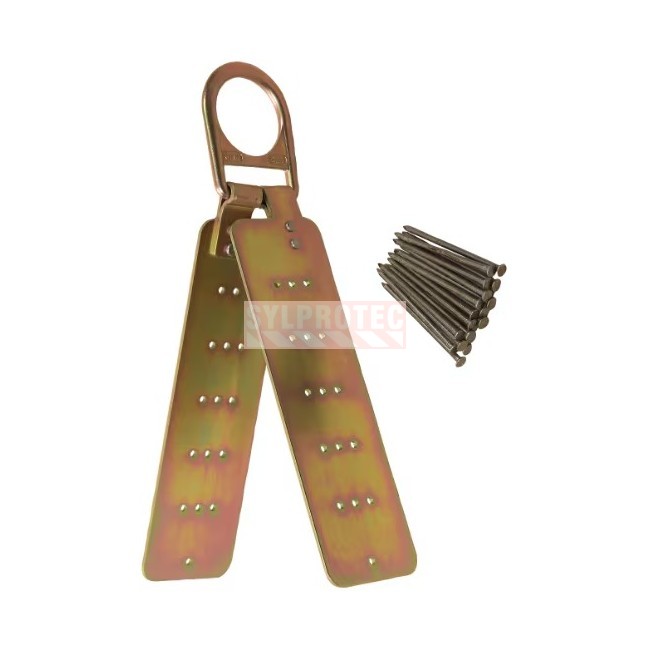 DBI-SALA 3M Reusable Hinged Roof Anchor, yellow zinc 2103676