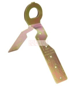 Ancrage de toit à charnière jetable Protecta 3M, zinc jaune (paquet de 12) 2103680