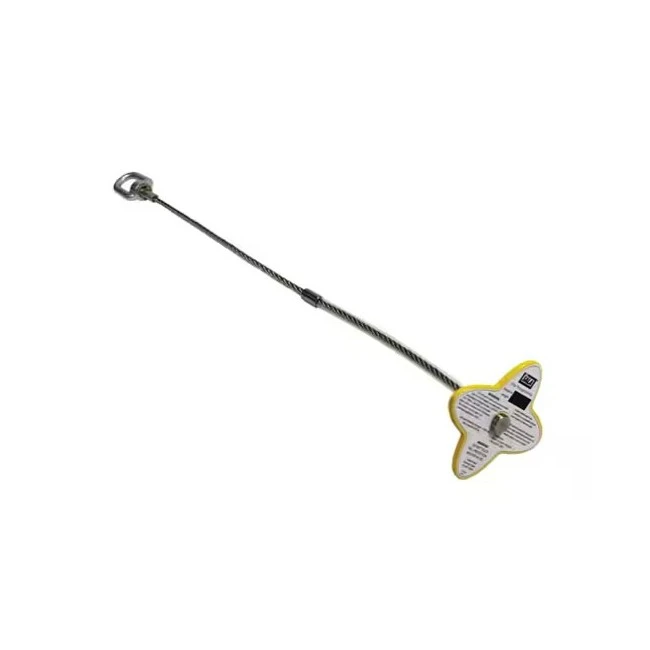 DBI-SALA 3M Drop Through Anchor Plate for concrete and steel, zinc-plated steel