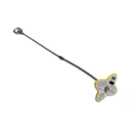 DBI-SALA 3M Drop Through Anchor Plate for concrete and steel, zinc-plated steel