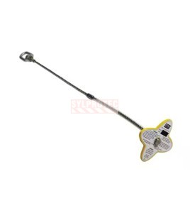 Plaque d'ancrage antichute traversant DBI-SALA 3M pour béton et acier, acier zingué