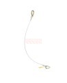 Adaptateur d'ancrage à double anneau en câble enduit de vinyle Protecta 3M, acier galvanisé