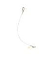Protecta 3M Vinyl-Coated Cable Two-Ring Anchor Adapter, galvanized steel