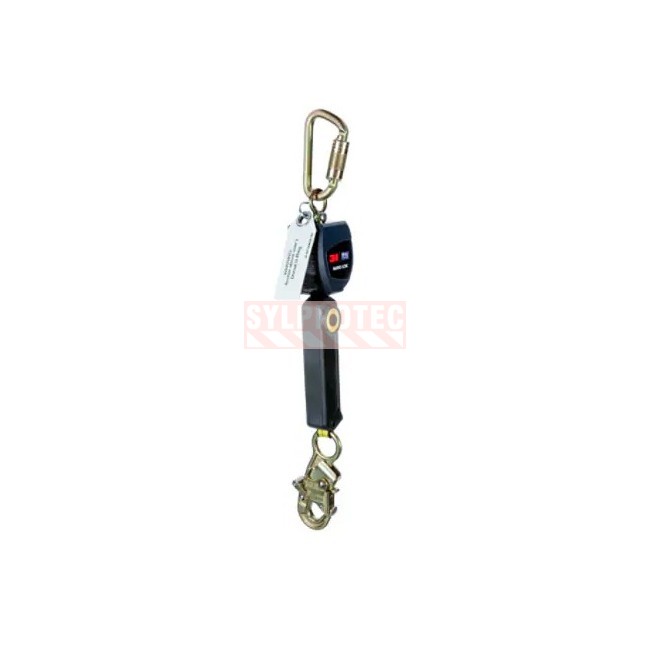 Ligne de vie autoretractable Nano-Lok DBI-SALA 3M avec crochet d'ancrage, sangle 6 pi 3101245