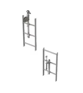 Système de sécurité vertical par câble Lad-Saf DBI-SALA 3M 6100219, 2 utilisateurs, galvanisé, 20 pi