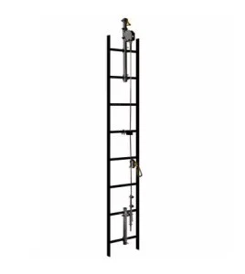 Instructions et étiquette de système de sécurité vertical à câble Lad-Saf DBI-SALA 3M 6100252