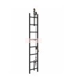 Instructions et étiquette de système de sécurité vertical à câble Lad-Saf DBI-SALA 3M 6100252