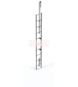 Guide de câble intermédiaire Lad-Saf DBI-SALA 3M pour échelle fixe, acier galvanisé ou inoxydable