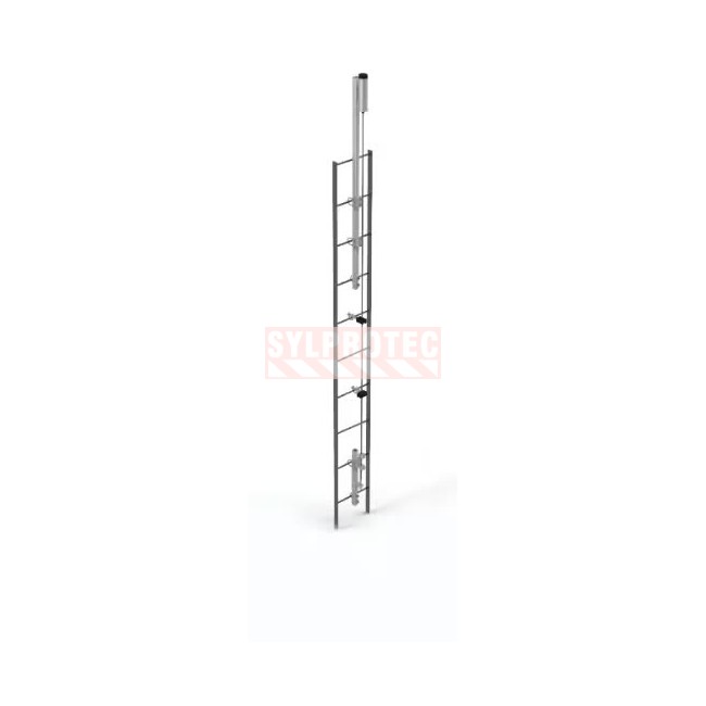 Guide de câble intermédiaire Lad-Saf DBI-SALA 3M pour échelle fixe, acier galvanisé ou inoxydable