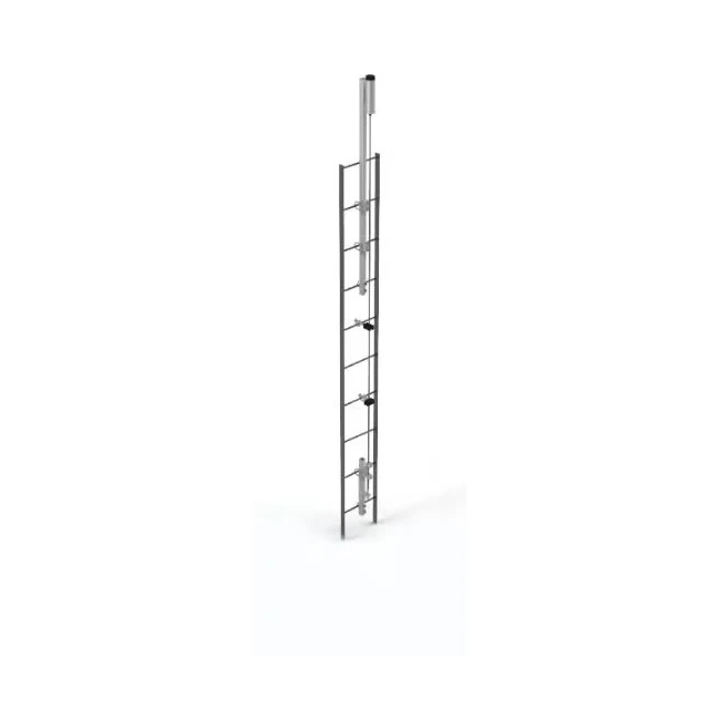 Lad-Saf DBI-SALA 3M intermediate cable guide for fixed ladder, galvanized or stainless steel