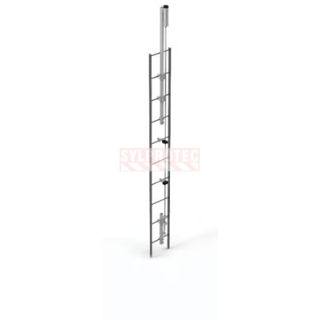 Guide de câble intermédiaire Lad-Saf DBI-SALA 3M pour échelle fixe, acier galvanisé ou inoxydable