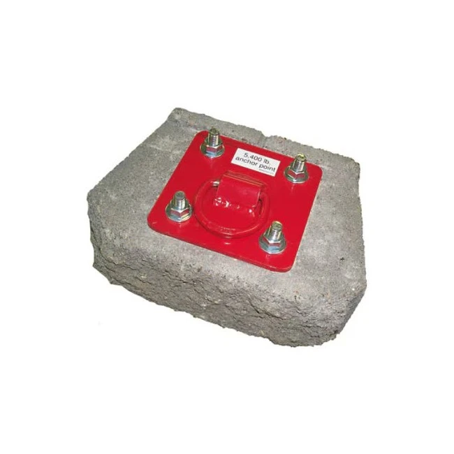 Protecta 3M D-Ring Concrete Anchor Plate AJ720A, red