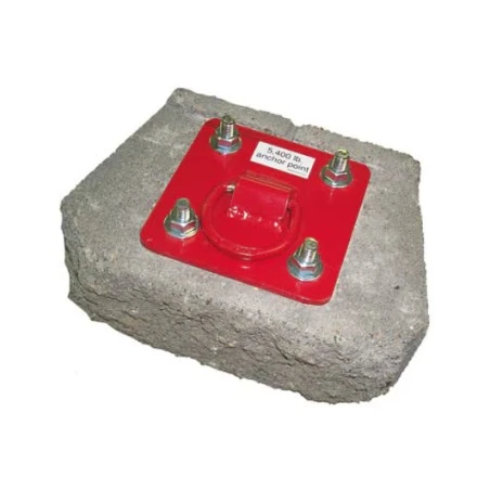 Protecta 3M D-Ring Concrete Anchor Plate AJ720A, red