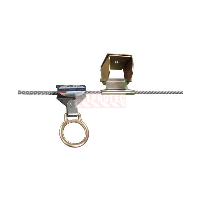 Système de ligne de vie horizontale à portée variable Sayfline DBI-SALA 3M 7603020, câble galvanisé 20 pi