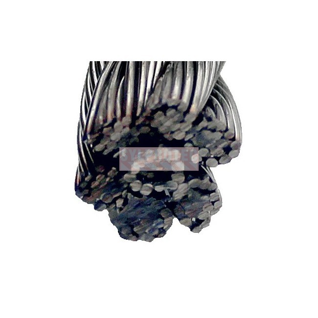 Câble serti Lad-Saf DBI-SALA 3M 7 x 19 en acier inoxydable pour ligne de vie verticale, 9,5 mm, 20 pi, 6107020