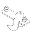 Support intermédiaire pour montant de ligne de vie horizontale sur poutre en I SecuraSpan DBI-SALA 3M 7400089, acier