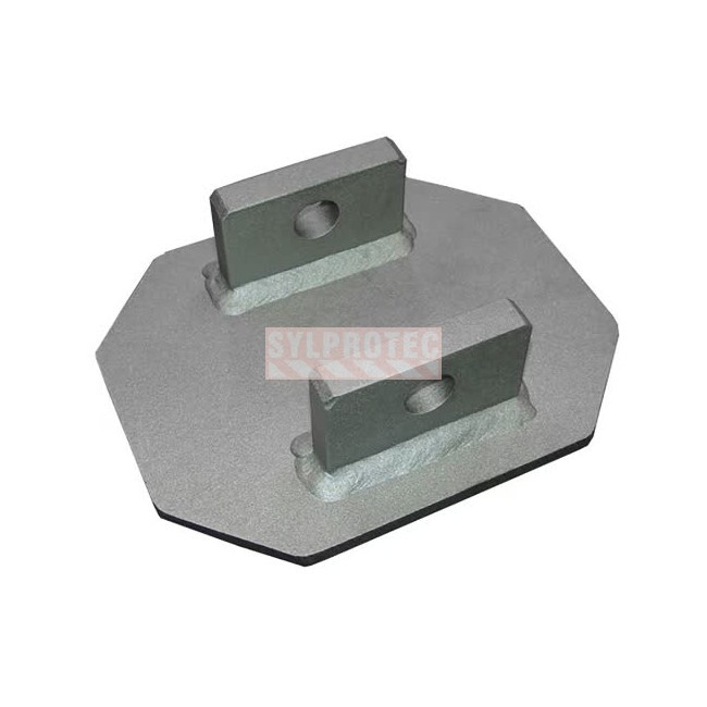 DBI-SALA 3M Advanced Uni-Anchor Bare Steel Weld-On Anchor, grey, 8510816