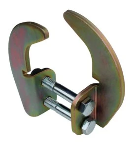 SecuraSpan DBI-SALA 3M 7400008 pass-through bracket for horizontal lifeline on I-beam, zinc-plated steel