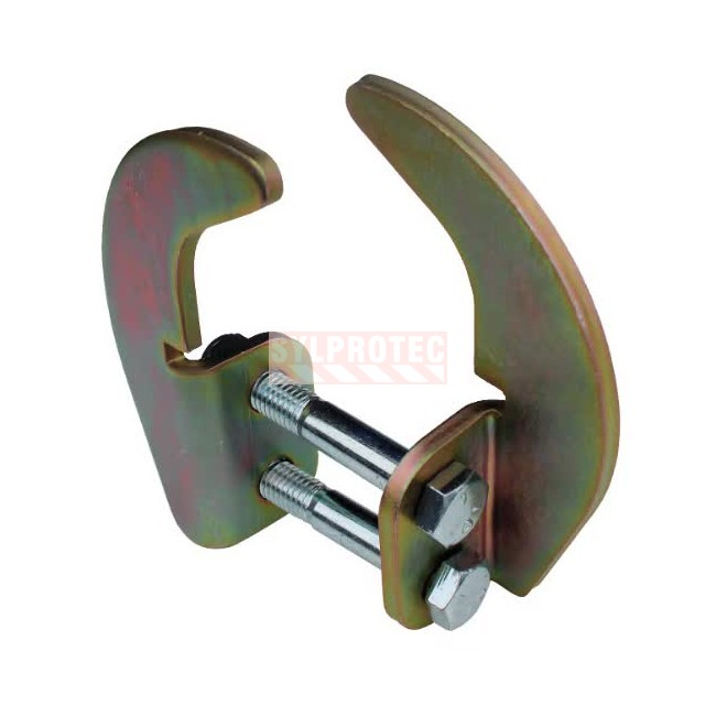 SecuraSpan DBI-SALA 3M 7400008 pass-through bracket for horizontal lifeline on I-beam, zinc-plated steel