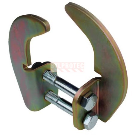 SecuraSpan DBI-SALA 3M 7400008 pass-through bracket for horizontal lifeline on I-beam, zinc-plated steel