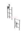 Lad-Saf DBI-SALA 3M 6116633 system head, Rung mount, 4 users, galvanized steel