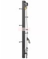Lad-Saf DBI-SALA 3M 6116634 system head, Monopole mount, 4 users, galvanized steel