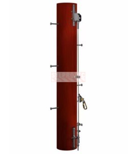 Lad-Saf DBI-SALA 3M 6116635 system head, Wood Pole mount, 2 users, galvanized steel