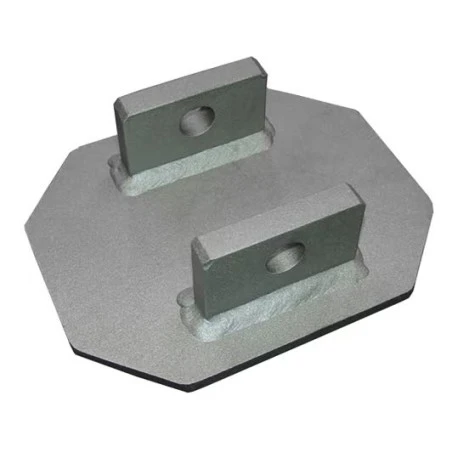 Uni-Anchor fall protection post base DBI-SALA 3M permanent bolt-on for concrete, zinc-plated steel, model 8519819