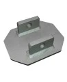 Uni-Anchor fall protection post base DBI-SALA 3M permanent bolt-on for concrete, zinc-plated steel, model 8519819