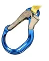 Longe double en Y amortisseur de choc en sangle DBI-SALA 3M gros plan sur le mousqueton central