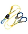 DBI-SALA 3M twin-leg Y web shock-absorbing lanyard, overview of both arms