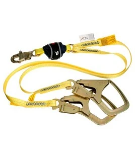 Longe double en Y amortisseur de choc en sangle DBI-SALA 3M vue d'ensemble